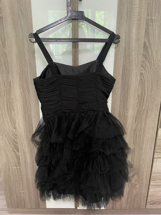 Черна тюлена рокля