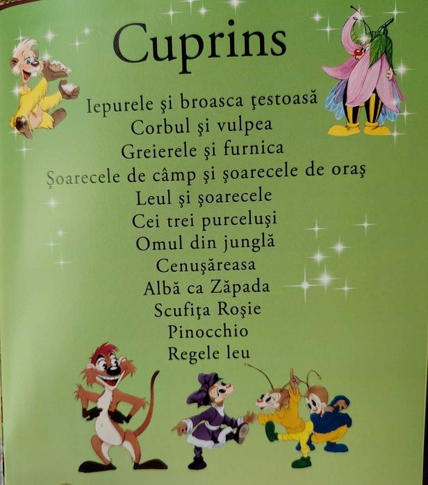 Cartea cu povesti - Povesti mari si mici (scris mare)