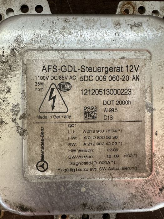 Droser far mercedes E Class w212 s212 c207