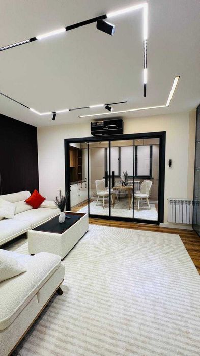 3-комнатная квартира 74 м² | Ойбек | Евро ремонт | С мебелью