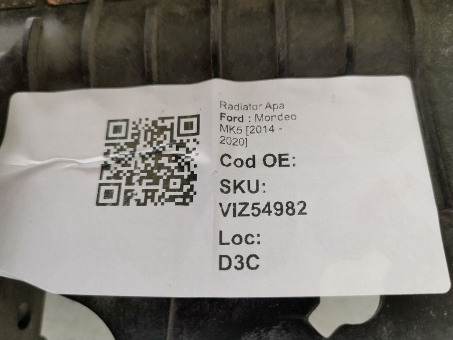 Radiator Apa Ford  Mondeo MK5 2014 2015 2016 2017 2018 2019 2020 Origi