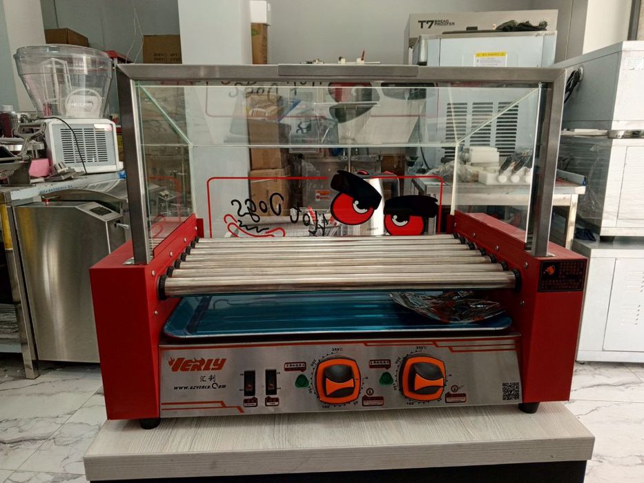 Сосиска нагрева хотдок sosiska aparat sasiska pishiradigan pech