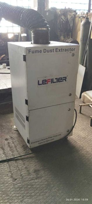 Дымоуловитель. Экстрактор фильтр сварочного дыма. Hepa (хепа) фильтр.