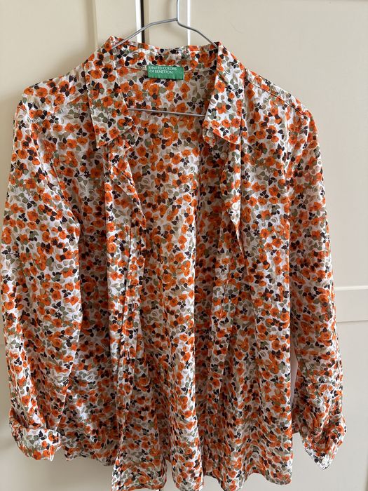 Рубашки benetton 42 р