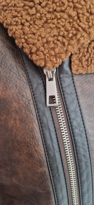 Мъжко кожено яке Zara