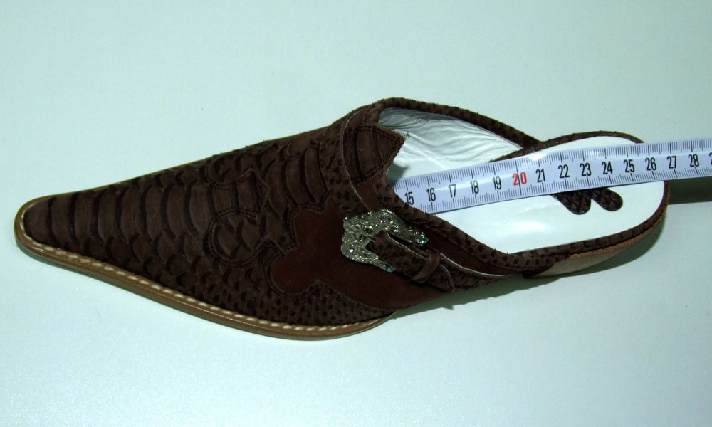 SABOTI, pantofi piele naturala crocodil, masura 39, calitate LUX, NOI
