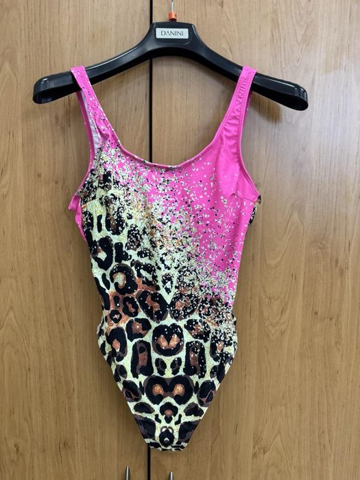 Дамски цял бански в леопардов принт