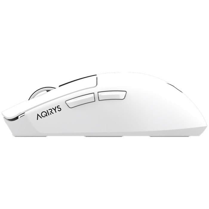 Mouse gaming Aqirys Zephyr, 26000 dpi, Bluetooth, RGB, Alb