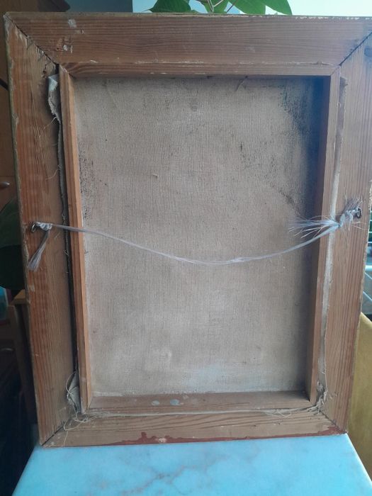 Tablou vechi ulei pe pânză