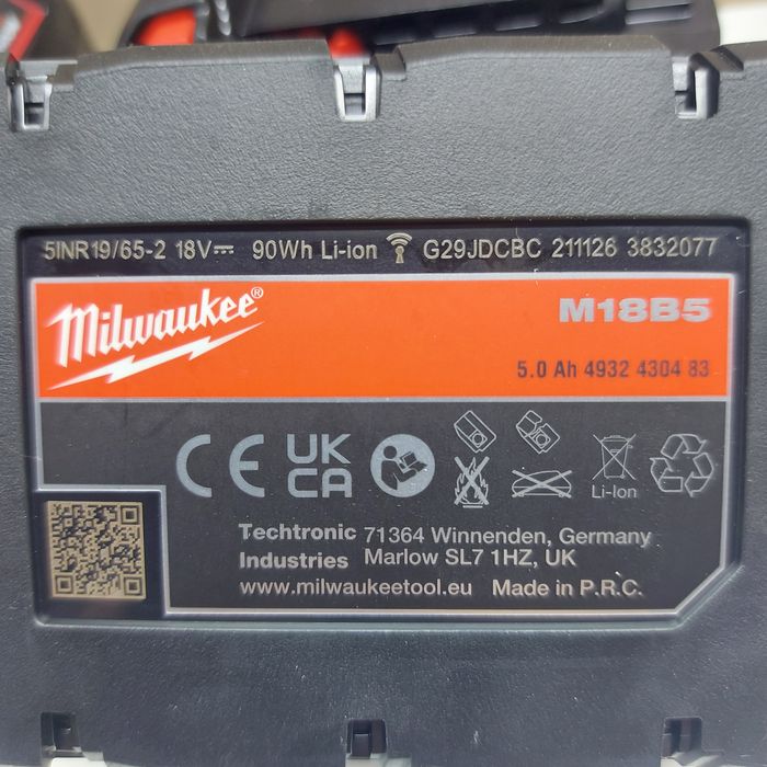 Нови батерии Milwaukee M18