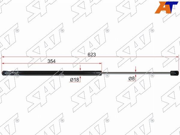 Амортизатор крышки багажника Ford Focus