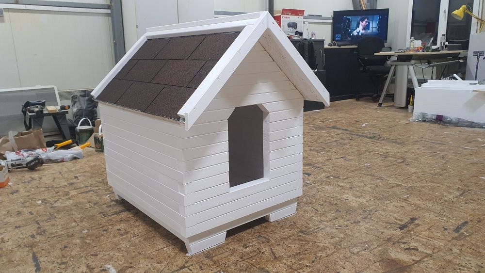 Cusca caine, model lemn masiv