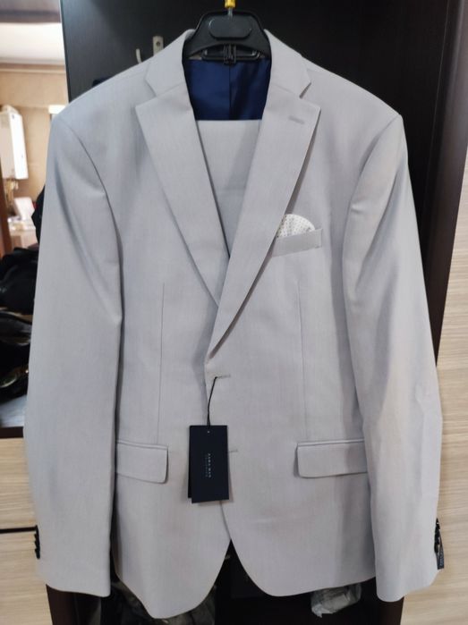 Costum bărbați gri  nou Zara Man Tailoring