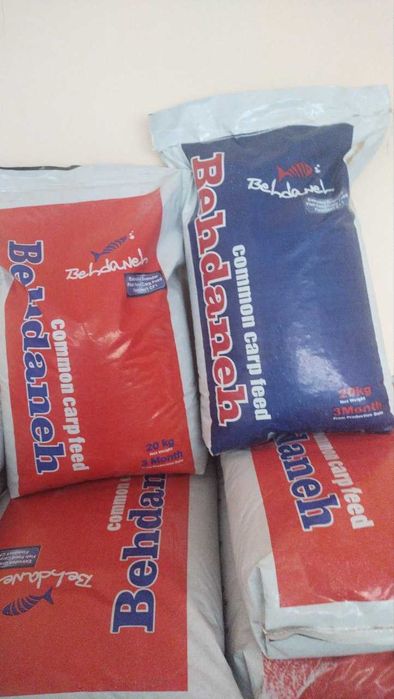 Baliq yemi, Eron davlatida ishlab chiqarilgan Behdaneh yemlari sotuvda