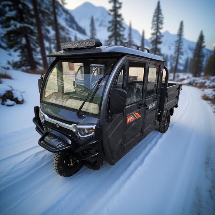 Elektro 1 tonnalik dubl kabina motorol muravey matarol motoroller