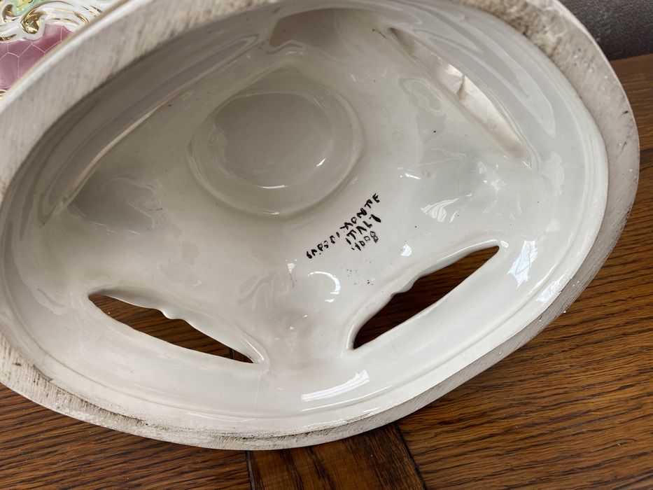 Огромни порцеланови съдове каподимонте ваза супник урна