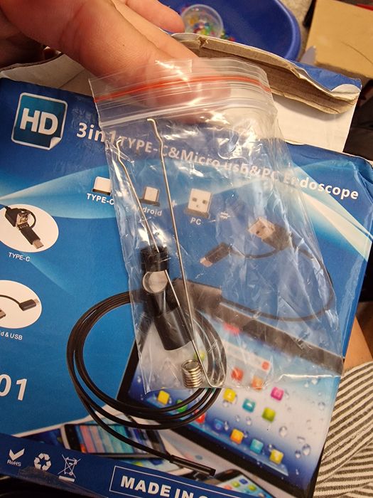 3 in 1 micro usb endoscop