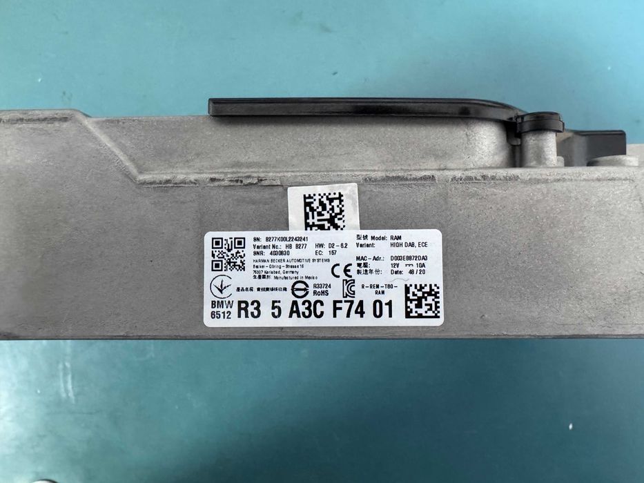 BMW Amplificator RAM Receiver Audio Module High DAB Harman Bowers