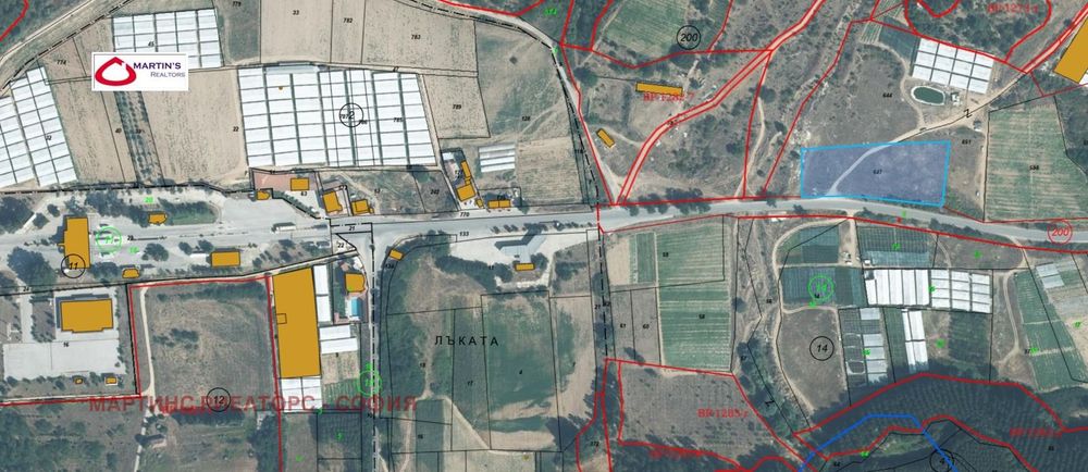 Парцел в Благоевград, област-гр.Петрич площ 5775 цена 346500