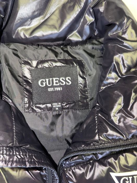 Geacă Guess bărbați -mărimea M, culoare negru