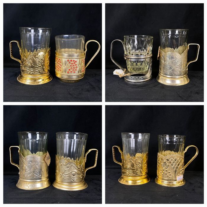 Подстаканники эпохи СССР.