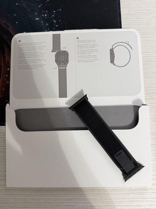 Curea Trail Loop Black Titanium Apple Watch Ultra
