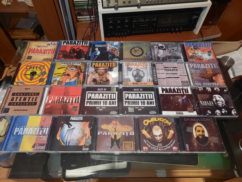 Paraziții hip hop românesc cd-uri audio