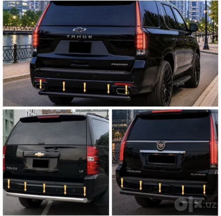 Защита бампера Chevrolet Tahoe Cadillac Escalade