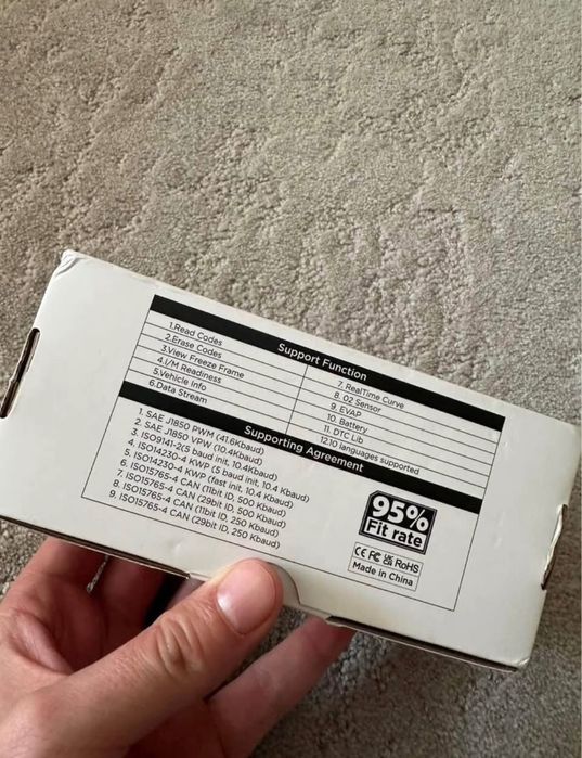 Tester auto universal NOU cu mufa obd