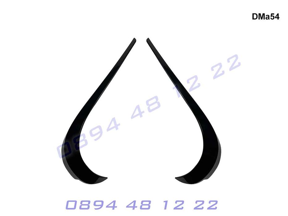 Тунинг Добавка Сплитер Предна Броня Mercedes GLA X156 Мерцедес ГЛА