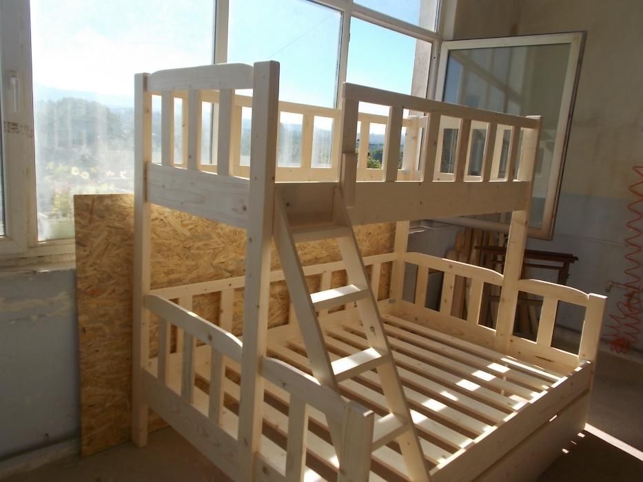 TRANSPORT GRATUIT.Pat etajat pt 3 persoane cod 3006