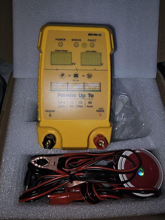 Kit complet de gard electric de înaltă calitate, cu funcție de alarmă.