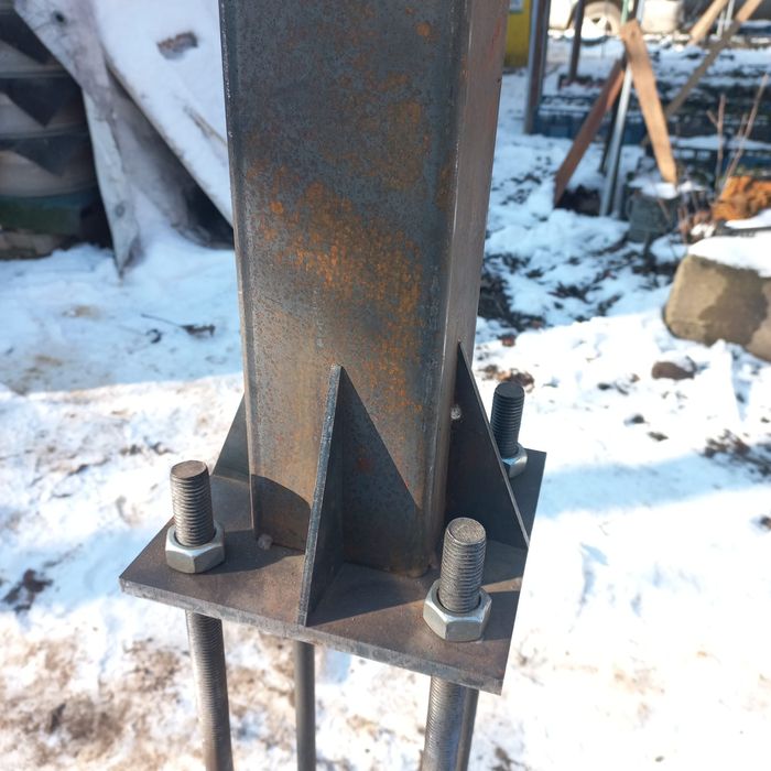 Placi flanșe stâlpi hala