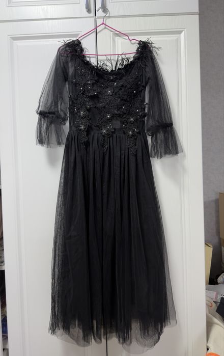 Платье вечернее черное