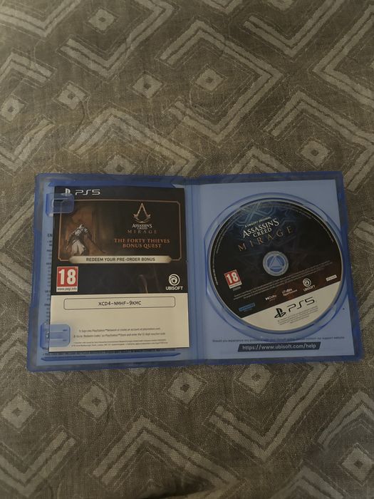 Продам диск на ps5  Assassin’s creed mirage.