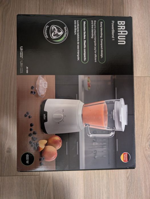Sigilat Blender, Braun, JB1050WH, 600 W, TriAction, 2 trepte de viteza