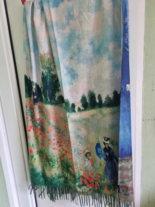 Дамски двулицев шал