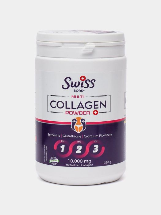 Swiss Bork - Multi Collagen, 330гр.для похудения.