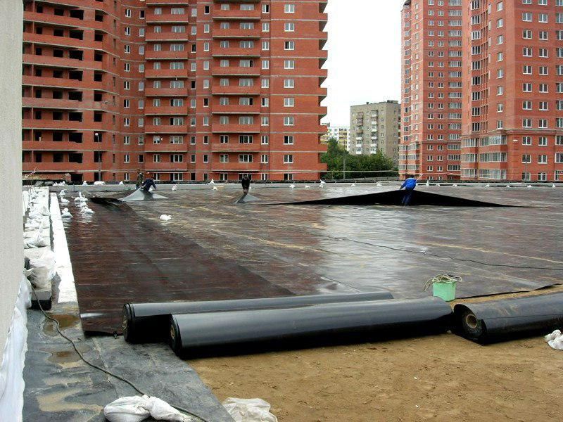 Геомембрана - противофильтрационный экран.