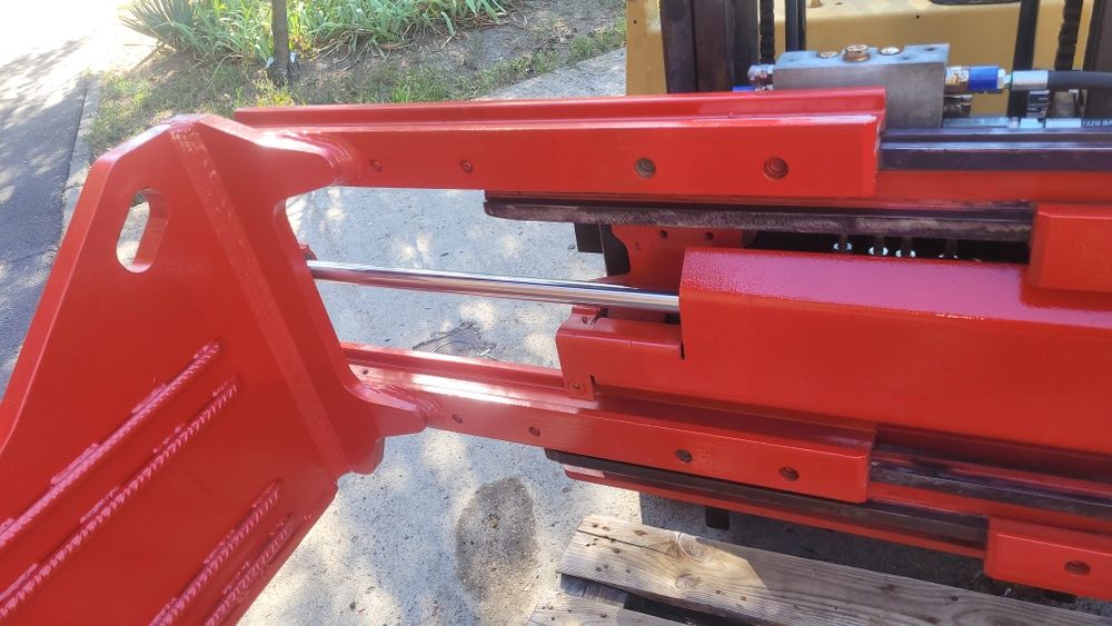 Cleste hidraulic stivuitor baloti deseuri reciclabile clamp presa