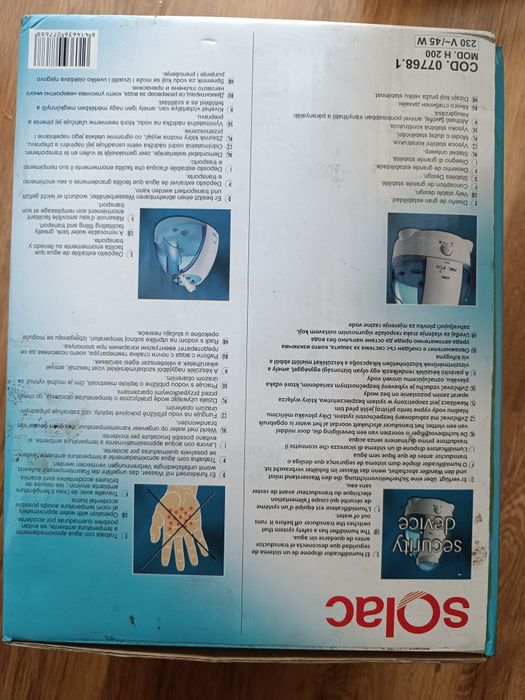 Чисто нов ултразвуков овлажнител за въздух Solac Mr. Pin (3.5L)