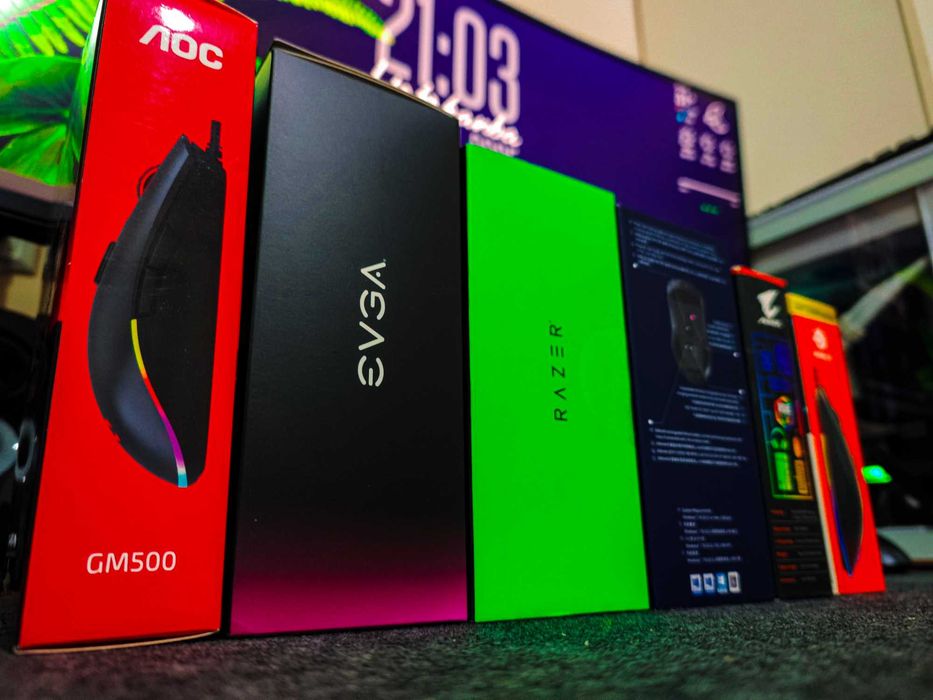 НОВЫЕ! Игровые мышкы Razer,HyperX,Rapoo,EVGA,Aorus SteelSeries AOC