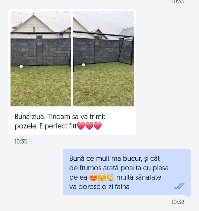 Plasa /plase Profesionale  pentru porți de fotbal !