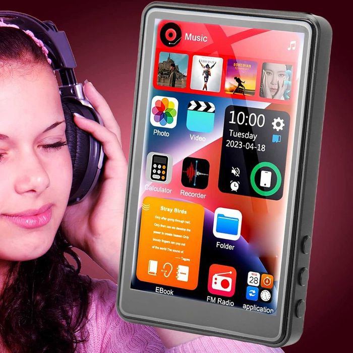 MP3 плейър с Bluetooth и сензорен екран Yoidesu