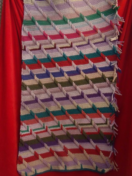 Коврик и корзинки из пряжи