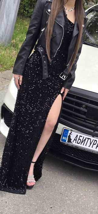 Бална  черна рокля
