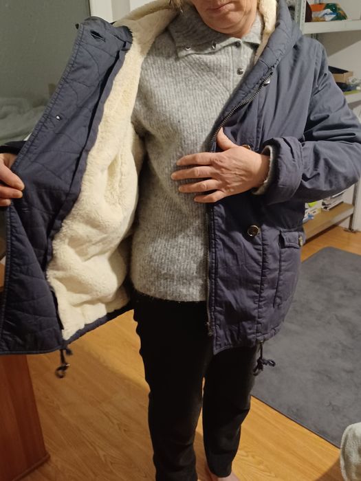 Parka damă cu blăniță