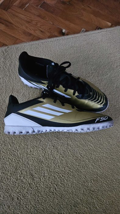 Стоножки - Adidas - F50 Club Messi Златисти