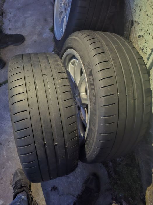Vand set 4 jante R 17 vw passat b6 cu anvelope 225 45 17 michelin