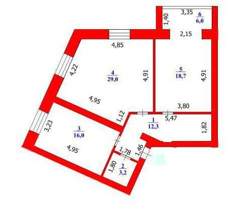 Продам 2 комн. квартиру в г. Уральск